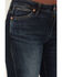 Image #2 - Wrangler Women's Dark Wash Pioneer Westward Mid Rise Bootcut Stretch Denim Jeans, Dark Wash, hi-res