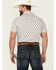 Image #4 - Dale Brisby Men's Taupe Southwestern Geo Print Short Sleeve Snap Western Shirt , Taupe, hi-res