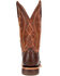 Durango Men's Chestnut Full-Quill Ostrich Western Boots - Square Toe, Chestnut, hi-res