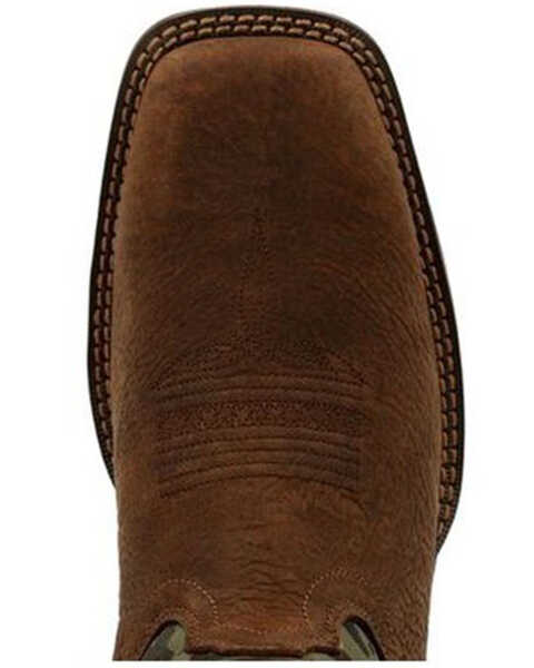 Image #6 - Durango Men's Rebel Camo Western Boots - Broad Square Toe, Brown, hi-res