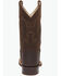 Image #5 - Old West Little Boys' Western Boots - Broad Square toe, Brown, hi-res