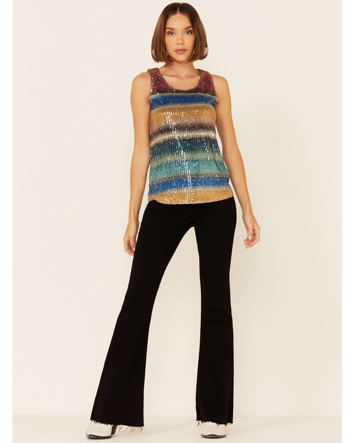 Image #5 - Tasha Polizzi Women's Natasha Sequins Tank Top, Multi, hi-res
