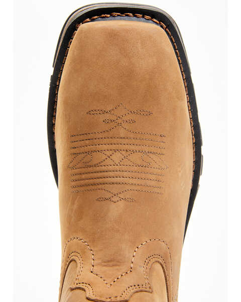 Image #6 - Cody James Men's 10" Disruptor Western Work Boots - Nano Composite Toe, Brown, hi-res