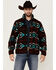 Image #1 - Rock & Roll Denim Men's Southwestern Print Jacket, Black, hi-res