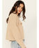 Image #2 - Cleo + Wolf Women's Cropped Boucle Cardigan, Wheat, hi-res