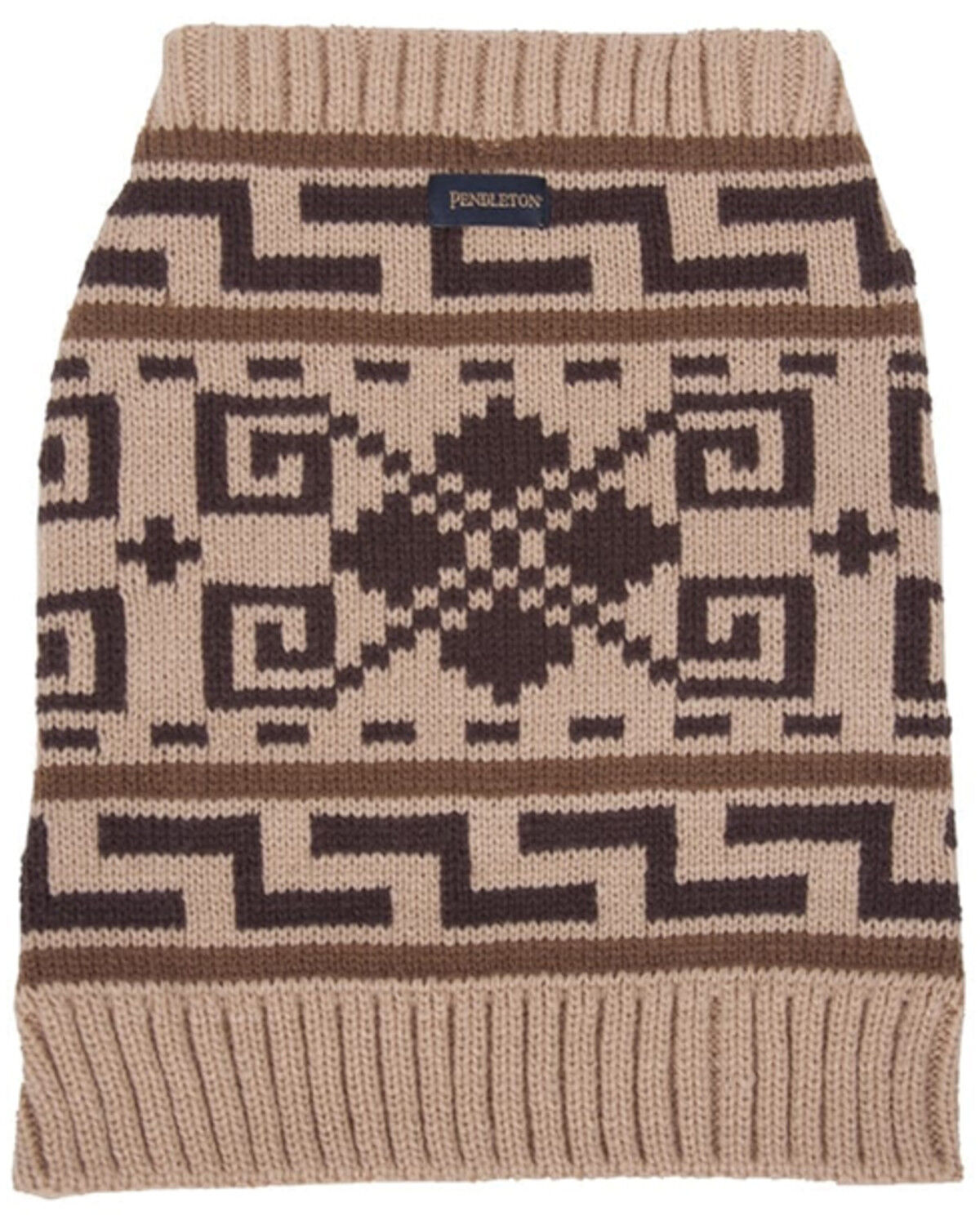 Image #1 - Pendleton Pet Classics Westerly Dog Sweater - Small, Brown, hi-res