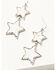Image #2 - Shyanne Women's Star Dangle Earrings, Silver, hi-res