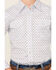 Image #3 - Wrangler Boys' 20x Geo Print Long Sleeve Snap Western Shirt, White, hi-res