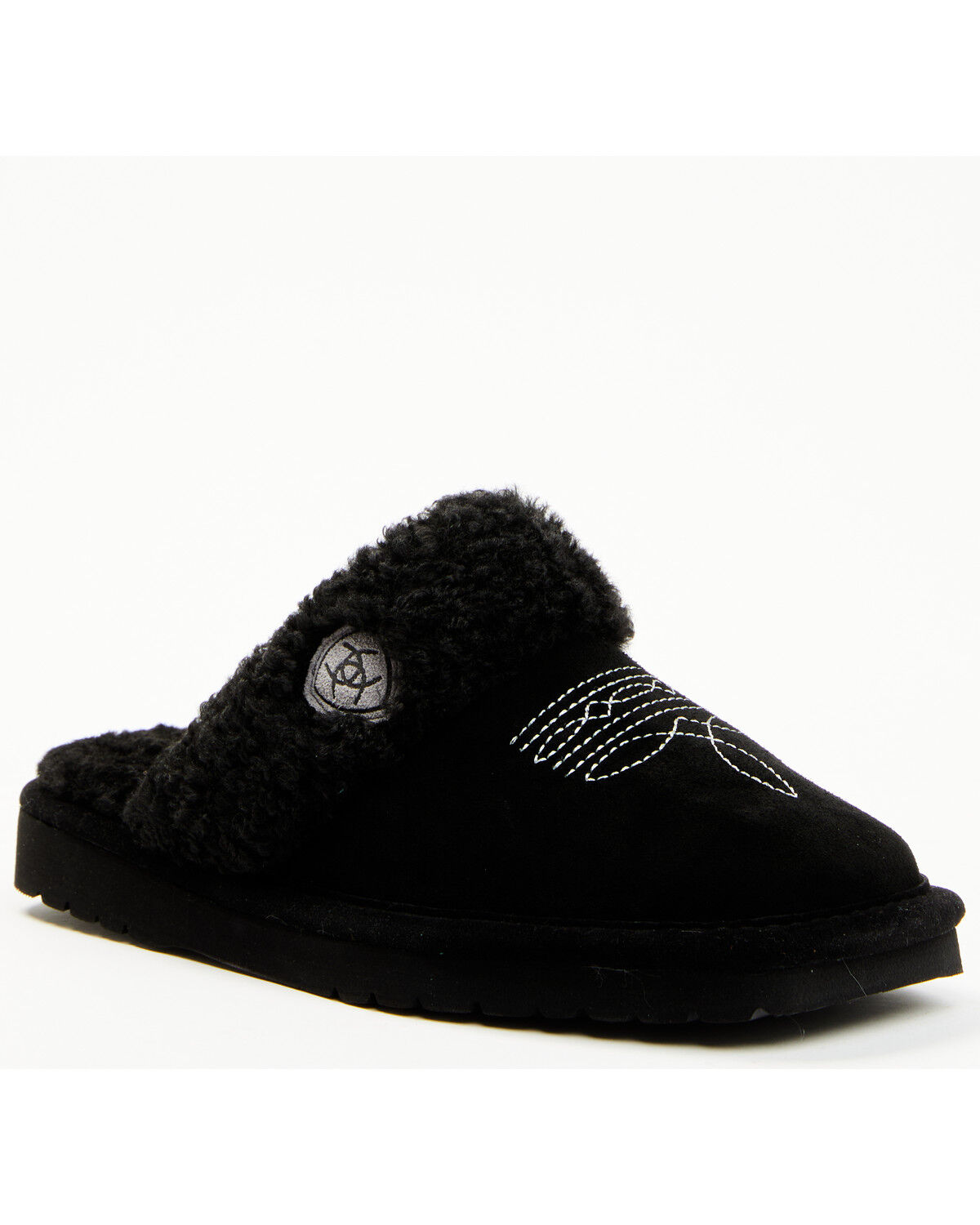 Image #1 - Ariat Women's Jackie Slippers - Broad Square Toe, Black, hi-res