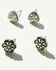 Image #4 - Idyllwind Women's Claude Antique Earring Set - 5 Piece, Silver, hi-res