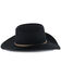 Cody James Men's 3X Wool Felt Cowboy Hat, Black, hi-res