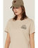 Image #3 - Ariat Women's Rebar Born For This Short Sleeve Graphic Work Tee, Beige, hi-res