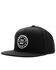 Image #1 - Brixton Men's Oath Circle Logo Ball Cap, Black, hi-res