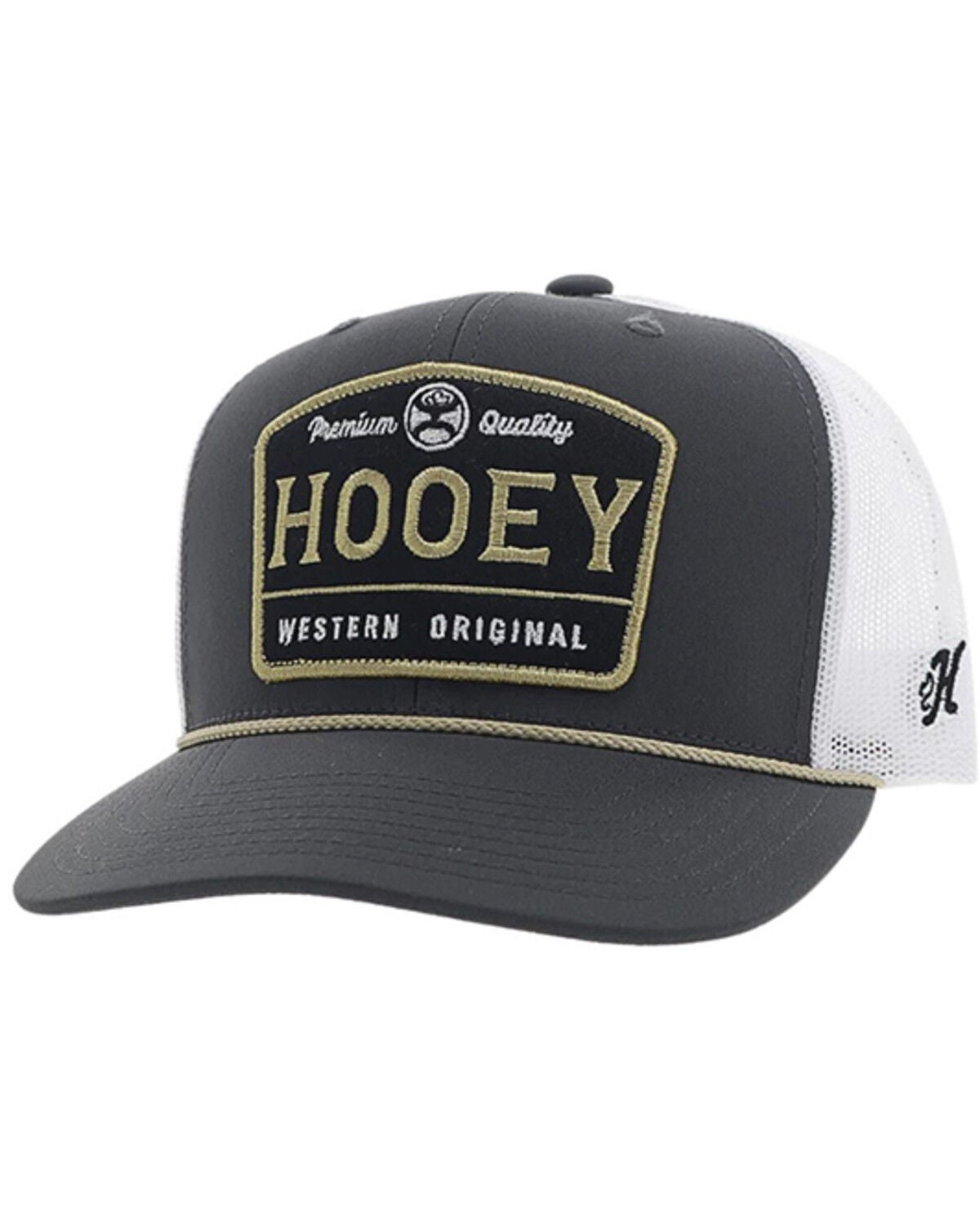 Hooey Boys' Trip Logo Trucker Cap, Charcoal, hi-res