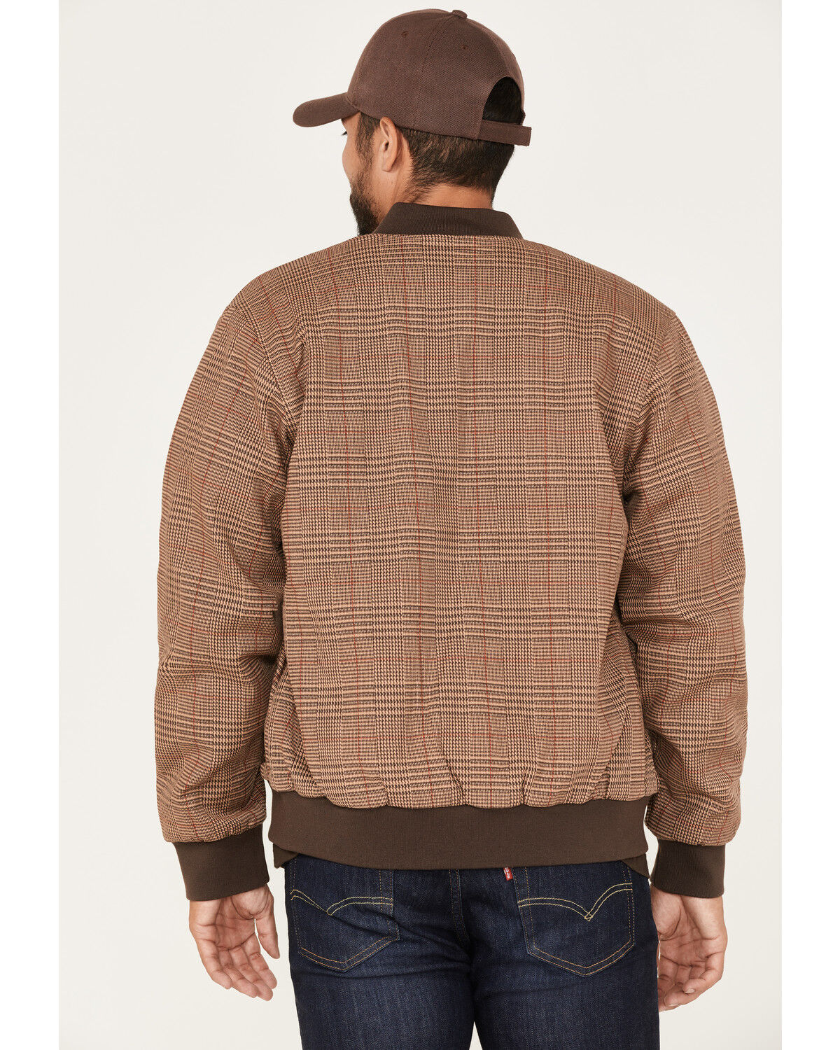 Image #4 - Brixton Men's Dillinger Bomber Jacket, Tan, hi-res