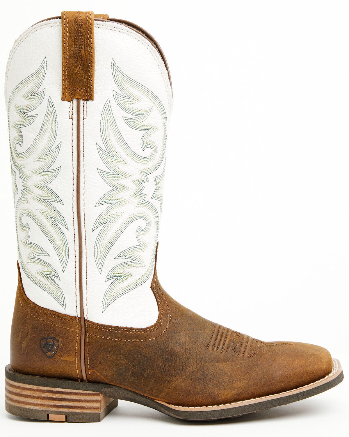 Image #2 - Ariat Men's Ricochet Performance Western Boots - Broad Square Toe, Brown, hi-res