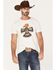 Image #1 - Cody James Men's Thunderbird Graphic T-Shirt, Light Grey, hi-res