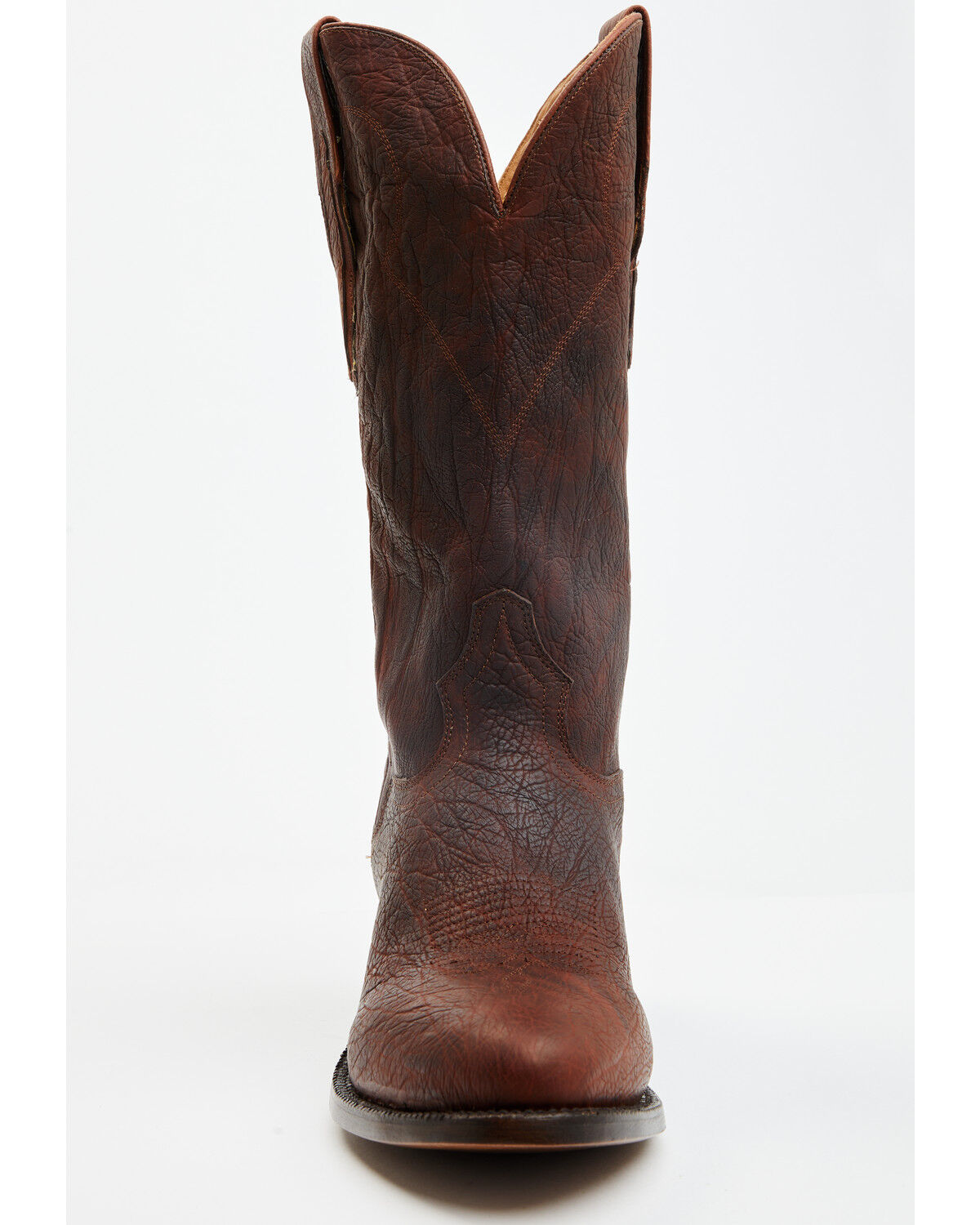 Image #4 - El Dorado Men's Sammy Western Boots - Round Toe, Cognac, hi-res