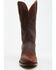 Image #4 - El Dorado Men's Sammy Western Boots - Round Toe, Cognac, hi-res