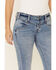 Image #5 - Rock & Roll Denim Women's Front Yoke Riding Jeans, Blue, hi-res