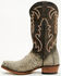 Image #3 - El Dorado Men's Exotic Alligator Western Boots - Square Toe, Grey, hi-res