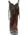 Image #5 - Corral Women's Leopard Stud & Fringe Western Boots - Snip Toe, Honey, hi-res