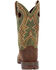 Image #5 - Durango Men's Rebel Western Performance Boots - Broad Square Toe, Green, hi-res