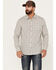 Image #1 - Brothers and Sons Men's Plaid Long Sleeve Button Down Western Shirt, Tan, hi-res
