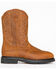 Cody James Men's Western Work Boots - Steel Toe, Brown, hi-res