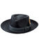 Image #1 - Bullhide Black Stamford Panana Feather Hat, Black, hi-res