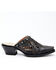 Image #2 - Dan Post Women's Inlay Mules - Snip Toe, Black, hi-res