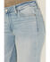 Image #2 - Shyanne Women's Aria Mid Rise Bootcut Super Stretch Denim Jeans, Light Wash, hi-res