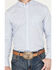 Image #3 - Cody James Men's Fish Net Geo Print Long Sleeve Button-Down Western Shirt, Light Blue, hi-res