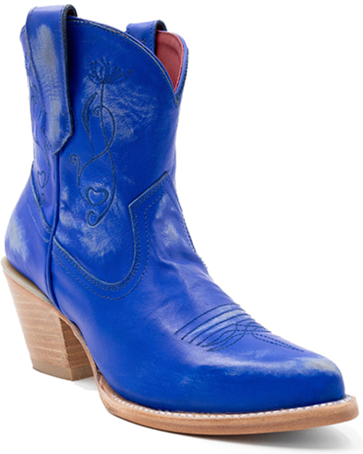 Image #1 - Ferrini Women's Pixie Western Boots - Round Toe, Blue, hi-res