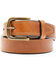 Image #1 - Hawx Men's Smooth Brown Leather Belt, Cognac, hi-res