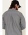 Image #5 - Ariat Men's FR Plaid Print Long Sleeves Button-Down Work Shirt - Tall, Navy, hi-res