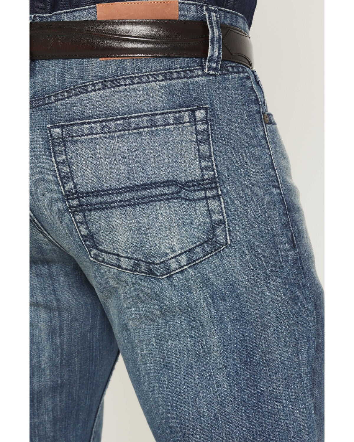 Image #4 - Cody James Men's Texas Wash Wyatt Slim Bootcut Stretch Denim Jeans, Dark Wash, hi-res