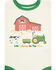 Image #2 - John Deere Infant Boys' Barnyard Short Sleeve Onesie, Cream, hi-res