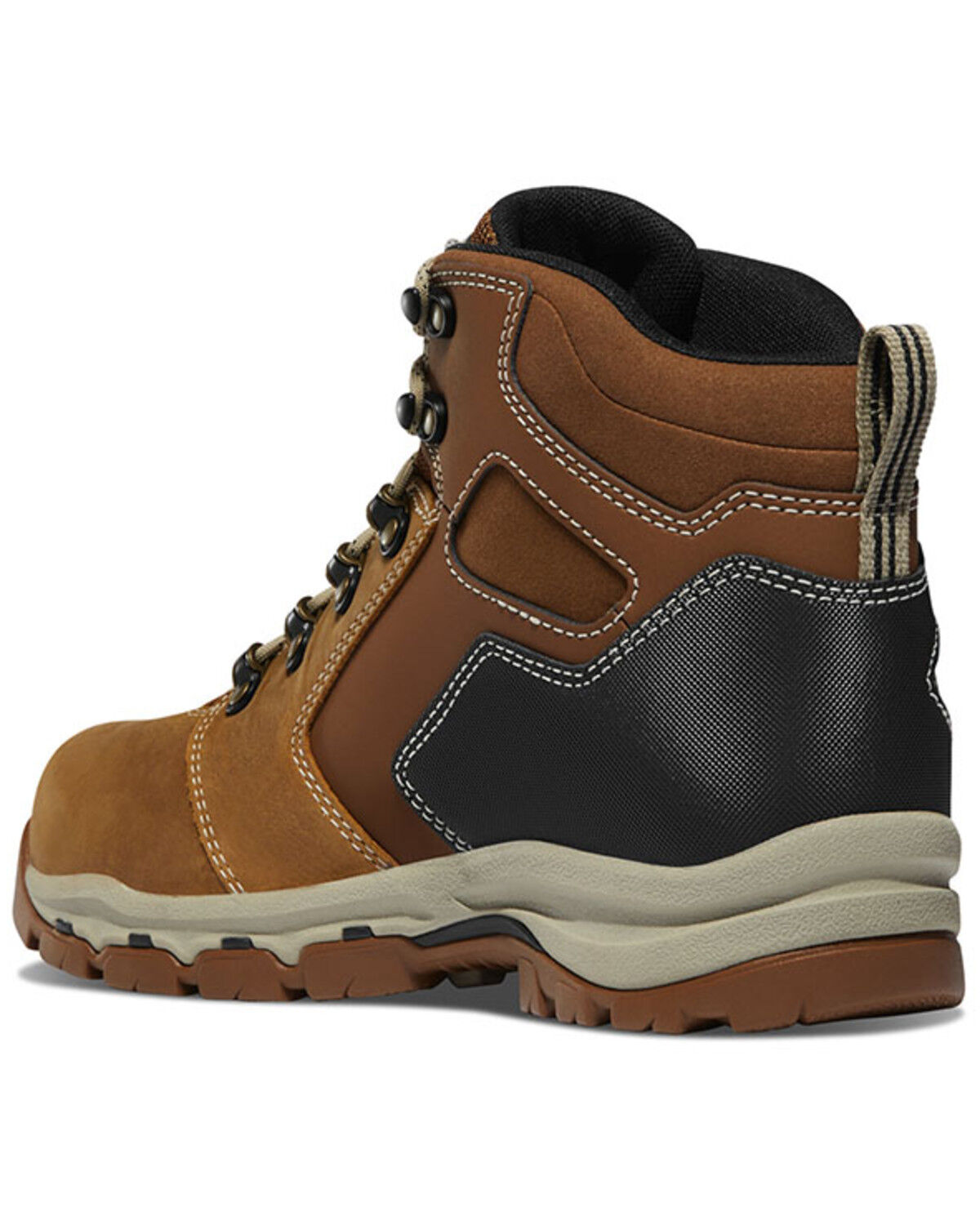 Image #3 - Danner Men's 4.5" Vicious Waterproof Work Boots - Composite Toe, Black/tan, hi-res