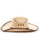 Image #3 - Twister Fired Straw Cowboy Hat , Dark Brown, hi-res