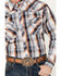 Image #3 - Cowboy Hardware Men's Hermosillo Gradient Plaid Print Long Sleeve Pearl Snap Western Shirt, Navy, hi-res
