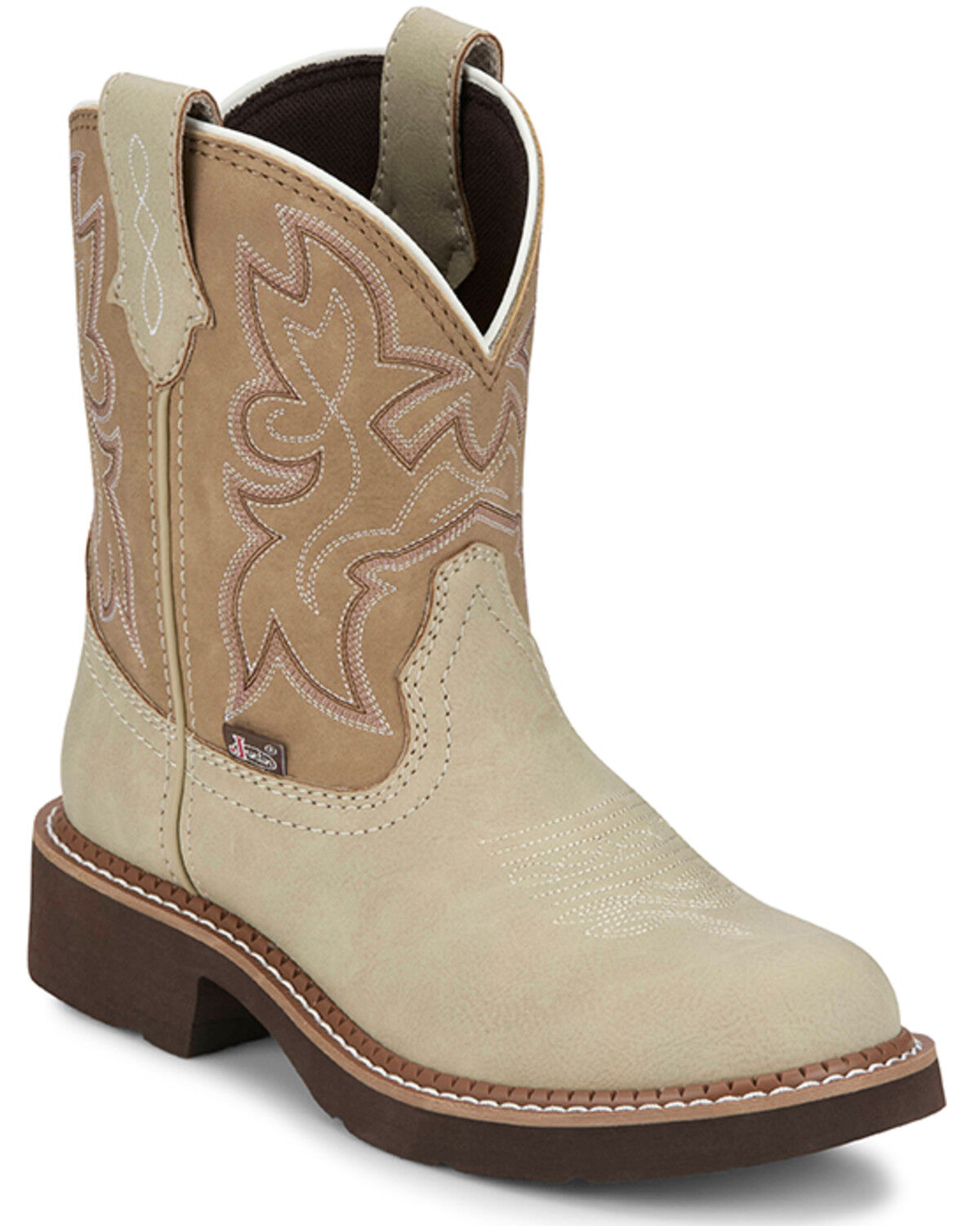 Image #1 - Justin Women's Gypsy Western Performance Boots - Round Toe, Cream, hi-res