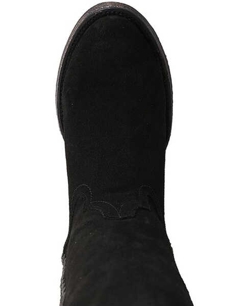 Image #5 - Lane Women's Plain Jane Western Boots - Round Toe, Black, hi-res