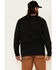 Carhartt Men's Loose Fit Heavyweight Long Sleeve Logo Graphic Work T-Shirt, Black, hi-res