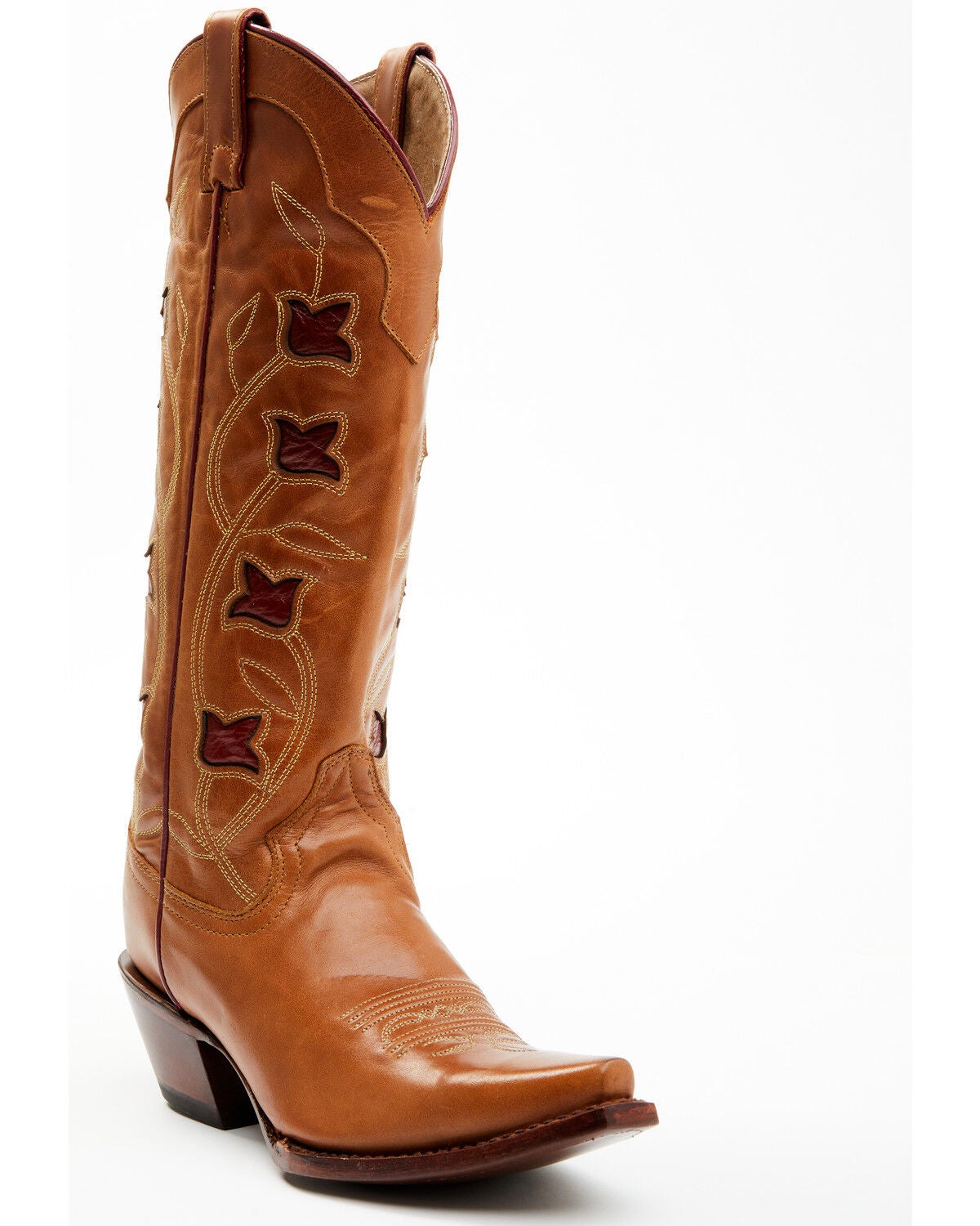 Idyllwind Women's Deville Western Boots - Snip Toe, Cognac, hi-res