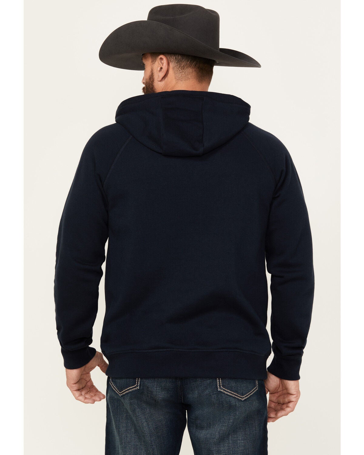 Image #4 - Rock & Roll Denim Men's Long Horn Desert Graphic Hooded Sweatshirt, , hi-res
