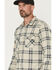 Image #2 - Brothers and Sons Men's Locket Plaid Print Long Sleeve Button-Down Stretch Western Shirt, Tan, hi-res