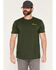 Image #2 - Thorogood Men's USA Wing & Wheel Short Sleeve Graphic T-Shirt, Green, hi-res
