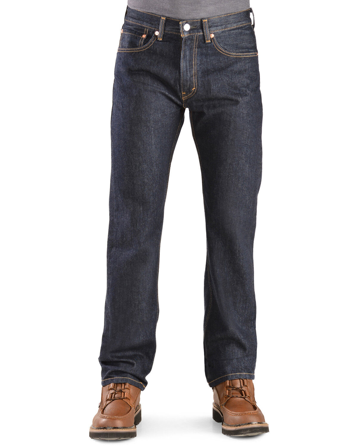 Image #2 - Levi's Men's 505 Prewashed Regular Straight Leg Jeans, Rinsed, hi-res