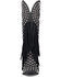 Image #6 - Dingo Women's Shoe Pony Fringe Rhinestone Tall Western Boots - Round Toe, Black, hi-res